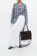 Load image into Gallery viewer, Vintage x CHAPS White Cotton Tiered Maxi Skirt (L, XL)