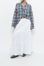 Load image into Gallery viewer, Vintage x CHAPS White Cotton Tiered Maxi Skirt (L, XL)