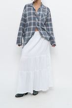 Load image into Gallery viewer, Vintage x CHAPS White Cotton Tiered Maxi Skirt (L, XL)