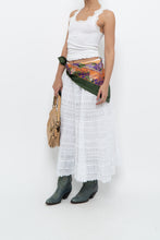 Load image into Gallery viewer, Vintage x Made in India x White Lace Maxi Skirt (XS, S)