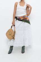 Load image into Gallery viewer, Vintage x Made in India x White Lace Maxi Skirt (XS, S)