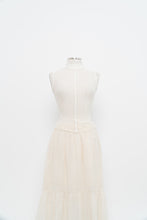 Load image into Gallery viewer, Vintage x RW &amp; CO Deadstock Cream Mesh Sleeveless Top (XS)