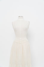 Load image into Gallery viewer, Vintage x RW &amp; CO Deadstock Cream Mesh Sleeveless Top (XS)