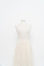 Load image into Gallery viewer, Vintage x RW &amp; CO Deadstock Cream Mesh Sleeveless Top (XS)
