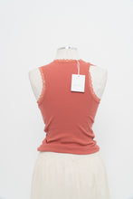 Load image into Gallery viewer, Modern x Pink Ribbed Lace Deadstock Tank (XS, S)