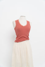 Load image into Gallery viewer, Modern x Pink Ribbed Lace Deadstock Tank (XS, S)