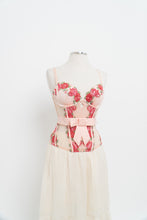 Load image into Gallery viewer, VICTORIA SECRET x Light Pink Floral Embroidered Corset (36C)
