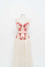 Load image into Gallery viewer, VICTORIA SECRET x Light Pink Floral Embroidered Corset (36C)