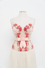 Load image into Gallery viewer, VICTORIA SECRET x Light Pink Floral Embroidered Corset (36C)