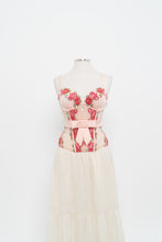 Load image into Gallery viewer, VICTORIA SECRET x Light Pink Floral Embroidered Corset (36C)