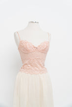 Load image into Gallery viewer, Vintage x GUESS Peach Lace Corset (S)