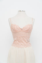 Load image into Gallery viewer, Vintage x GUESS Peach Lace Corset (S)