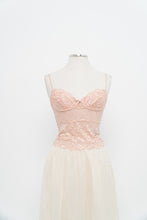 Load image into Gallery viewer, Vintage x GUESS Peach Lace Corset (S)