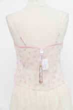 Load image into Gallery viewer, SKIMS x Deadstock Pink Lace Cropped Tank (L)