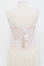 Load image into Gallery viewer, SKIMS x Deadstock Pink Lace Cropped Tank (L)