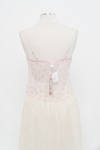 Load image into Gallery viewer, SKIMS x Deadstock Pink Lace Cropped Tank (L)