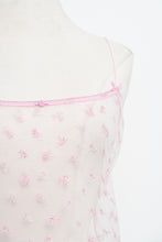Load image into Gallery viewer, SKIMS x Deadstock Pink Lace Cropped Tank (L)