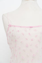 Load image into Gallery viewer, SKIMS x Deadstock Pink Lace Cropped Tank (L)
