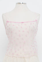 Load image into Gallery viewer, SKIMS x Deadstock Pink Lace Cropped Tank (L)