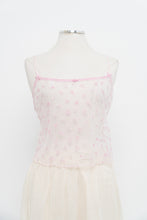 Load image into Gallery viewer, SKIMS x Deadstock Pink Lace Cropped Tank (L)
