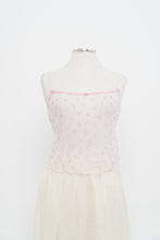 Load image into Gallery viewer, SKIMS x Deadstock Pink Lace Cropped Tank (L)