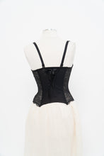 Load image into Gallery viewer, Vintage x CHANTELLE Black Lace Mesh Corset (34D)