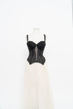 Load image into Gallery viewer, Vintage x CHANTELLE Black Lace Mesh Corset (34D)