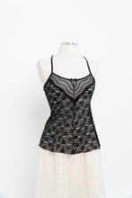 Load image into Gallery viewer, Vintage x Black Lace Tank (S, M)