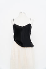 Load image into Gallery viewer, Vintage x Black Silk Tank (XS, S)