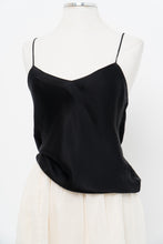 Load image into Gallery viewer, Vintage x Black Silk Tank (XS, S)