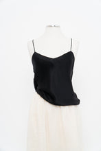 Load image into Gallery viewer, Vintage x Black Silk Tank (XS, S)