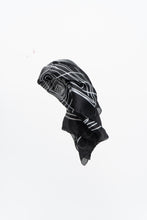 Load image into Gallery viewer, Vintage x Black Geometric Satin Scarf