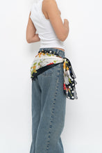 Load image into Gallery viewer, Vintage x Polkadot, Floral Patterned Silk Scarf