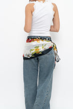 Load image into Gallery viewer, Vintage x Polkadot, Floral Patterned Silk Scarf