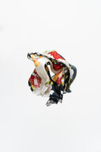 Load image into Gallery viewer, Vintage x Polkadot, Floral Patterned Silk Scarf