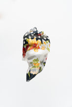 Load image into Gallery viewer, Vintage x Polkadot, Floral Patterned Silk Scarf