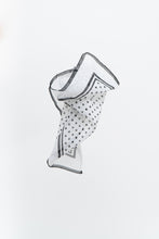 Load image into Gallery viewer, Vintage x White, Black Polkadot Scarf