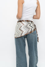 Load image into Gallery viewer, Vintage x ANNE KLEIN Chevron Patterned Silk Scarf