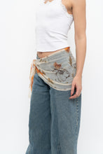 Load image into Gallery viewer, Vintage x Made in Italy x Sheer Rose Patterned Scarf