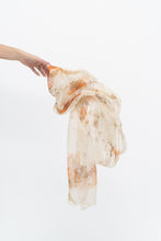 Load image into Gallery viewer, Vintage x Made in Italy x Sheer Rose Patterned Scarf