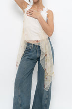 Load image into Gallery viewer, Vintage x Cream Floral Sheer Scarf
