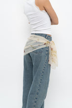 Load image into Gallery viewer, Vintage x Cream Floral Sheer Scarf