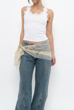 Load image into Gallery viewer, Vintage x Cream Floral Sheer Scarf