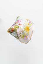 Load image into Gallery viewer, Vintage x White Floral Silk Scarf