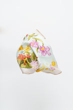 Load image into Gallery viewer, Vintage x White Floral Silk Scarf