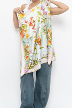 Load image into Gallery viewer, Vintage x White Floral Silk Scarf