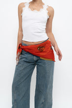 Load image into Gallery viewer, Vintage x Red Butterfly Silk Scarf