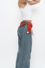 Load image into Gallery viewer, Vintage x Red Butterfly Silk Scarf