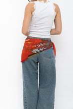 Load image into Gallery viewer, Vintage x Red Butterfly Silk Scarf