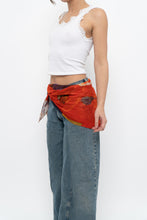 Load image into Gallery viewer, Vintage x Red Butterfly Silk Scarf